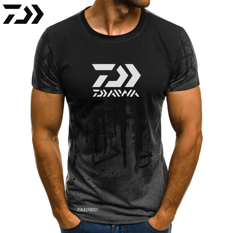

Daiwa Fishing Shirt Breathable Summer Man Short Sleeve Camouflage Fishing Clothing Polo Men Tee Sports Wear Top Fishing T Shirt