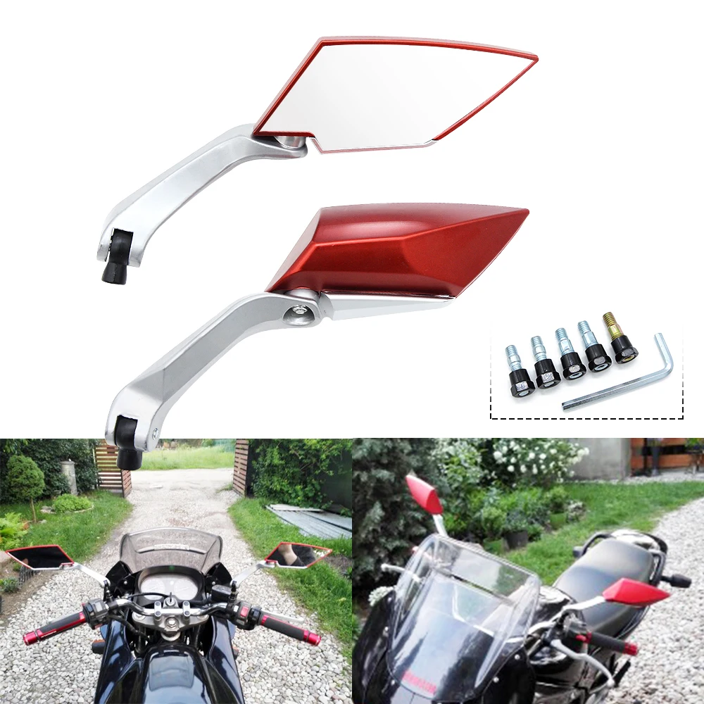 Мотоциклетные аксессуары алюминиевые зеркала заднего вида с ЧПУ мотоциклетные