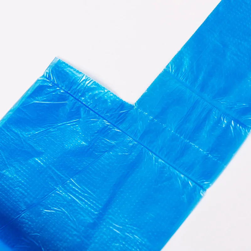 

100PCS/5 Rolls Black Purple Green Blue Thicken Garbage Bags Vest Style Storage Bag For Kitchen Home Bath Waste Trash Bag 45x63cm