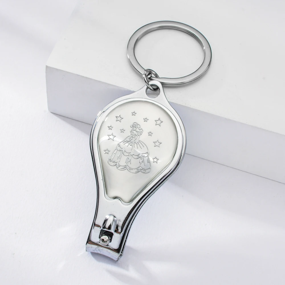 Vicney золотой и серебряный клипер для ногтей брелок из нержавеющей стали девочек