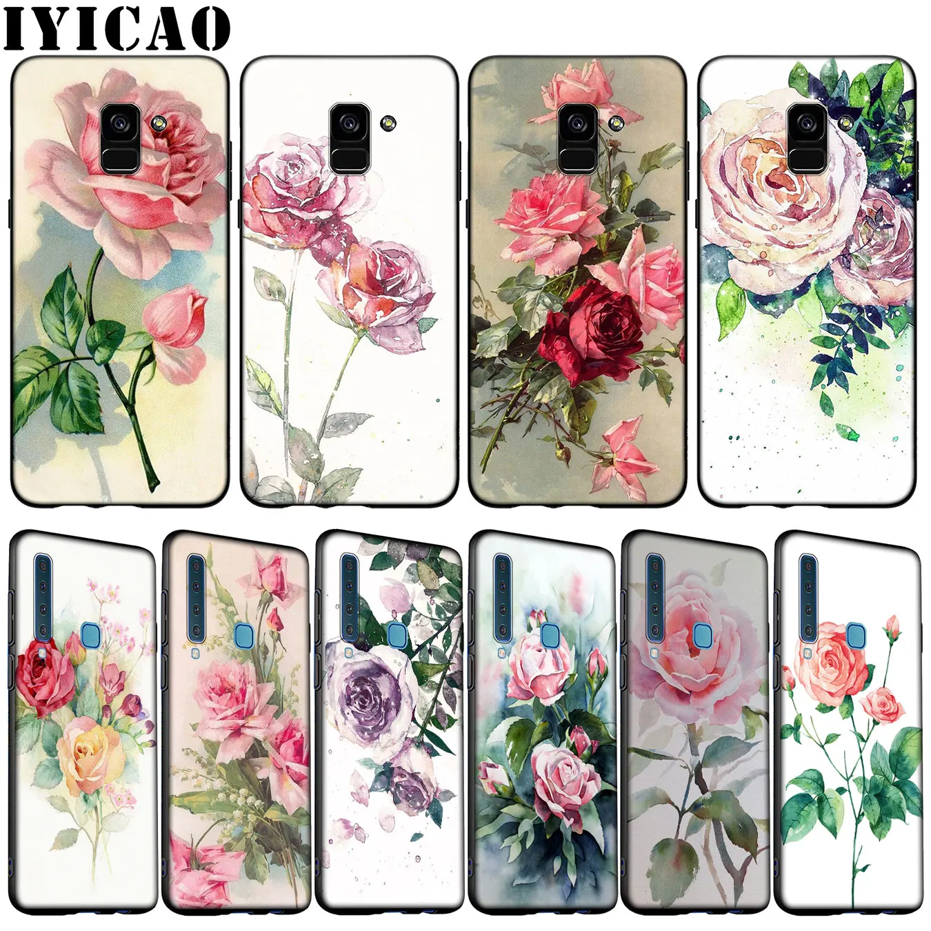 Мягкий силиконовый чехол для Samsung Galaxy A6 A7 A8 A9 2018 A3 A5 Note 9 8 10 Plus 20|Бамперы| |