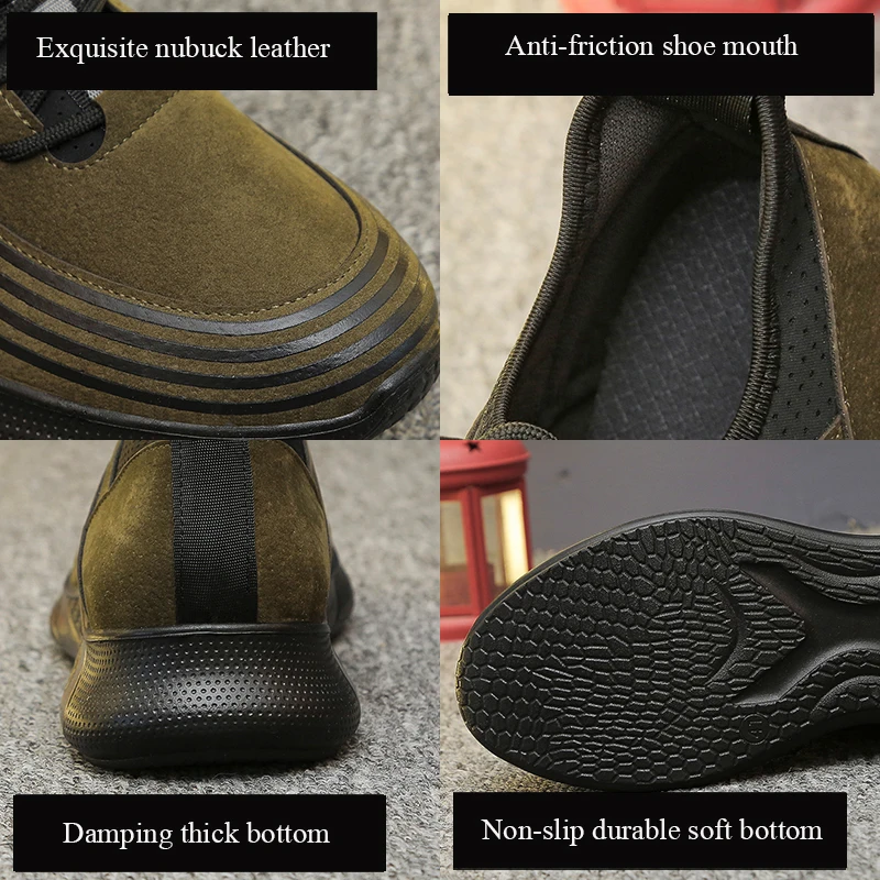

Leather Shoes Fashion Men's Casual Shoes Non-slip Wearable Men Sneakers Light Comfortable Outdoor Sport Shoes Zapatillas Hombre