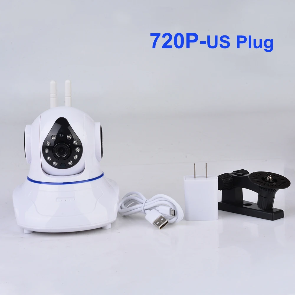 US-720P Ip-камера, детская камера для домашней безопасности, двухсторонняя аудио HD 720 P, беспроводная мини-камера ночного видения, CCTV, WiFi камера, детский монитор - Цвет: US-720P