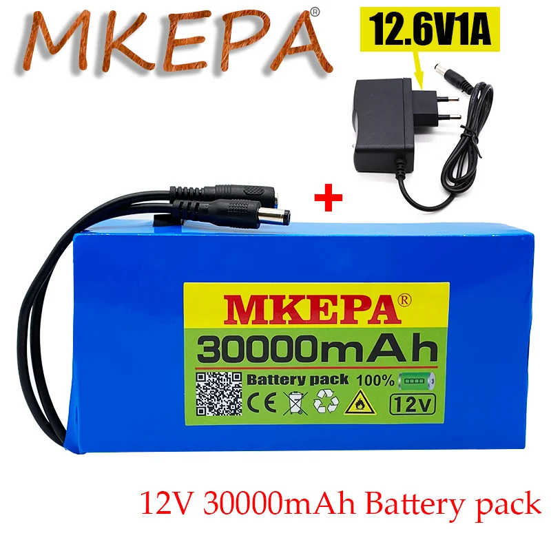 

100% новый Портативный 12v 30000 мА · ч, литий-ионный, Батарея батарея постоянного тока 12,6 V 30Ah Батарея со штепсельной вилкой европейского стандарт...