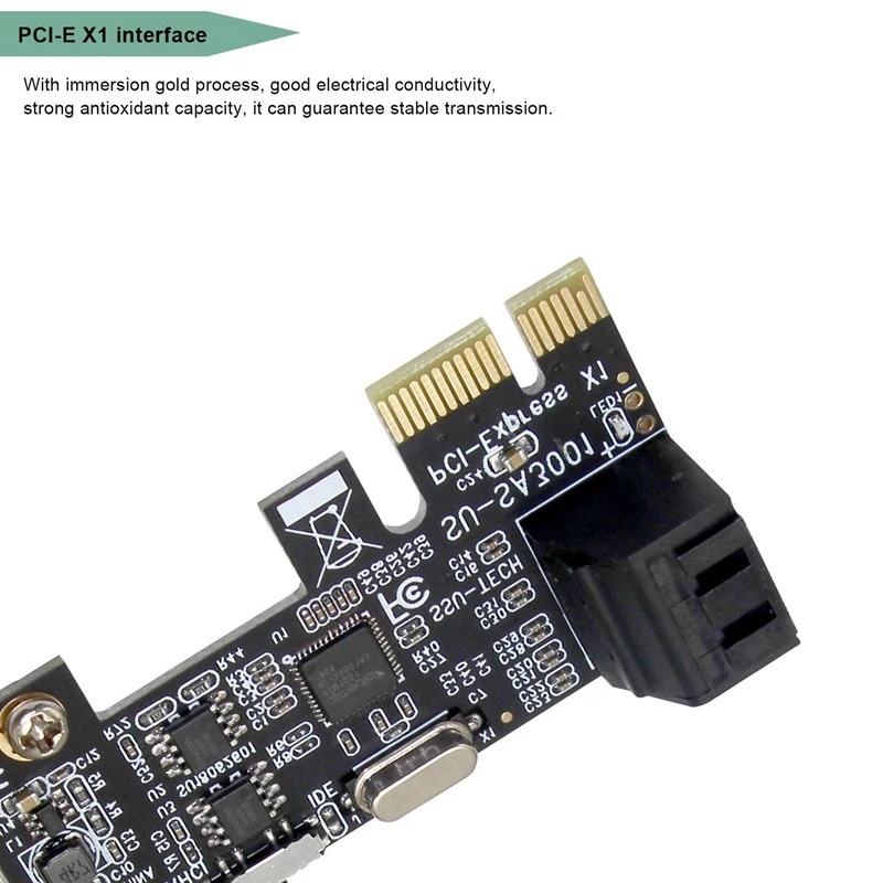 Pci-E к Sata3.0 2 порта карта расширения Mini Pcie Sata 3 0 адаптер Интерфейс для Ssd загрузки