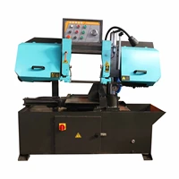 metal bandsaw 3 0kw powerful band sawing machine industrial metal cutting horizontal band saw manual control easy operation