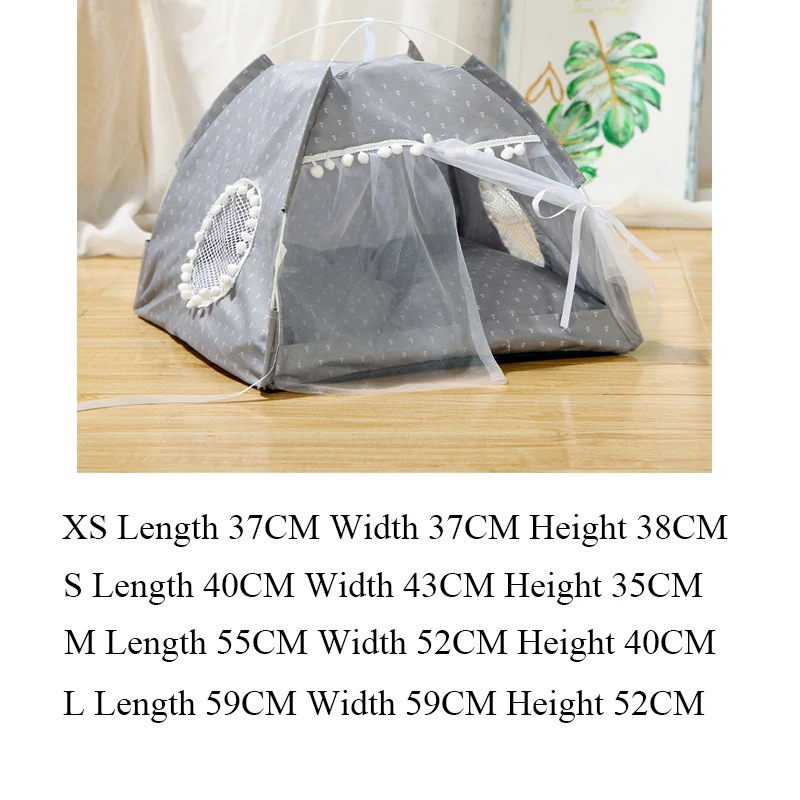 Летний домик для кошки складной маленький тент собак спальный игровой забор