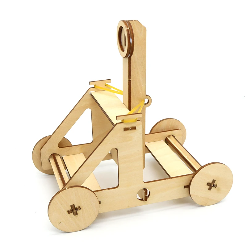 

diy science and technology small production catapult chariot science experiment toy pupils puzzle hand-assembled model