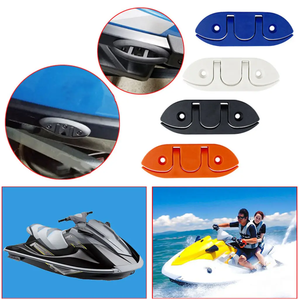 

120mm Boat Flip up Folding Pull up Cleat W/Fasteners Nylon Line Rope Mooring Cleat Boat Folding Cleat Hardware