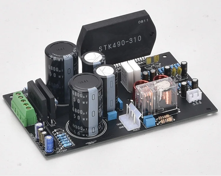 

60WX2 HIFI power amplifier finished board for high and low voltage power supply H class STK490-310 thick film circuit