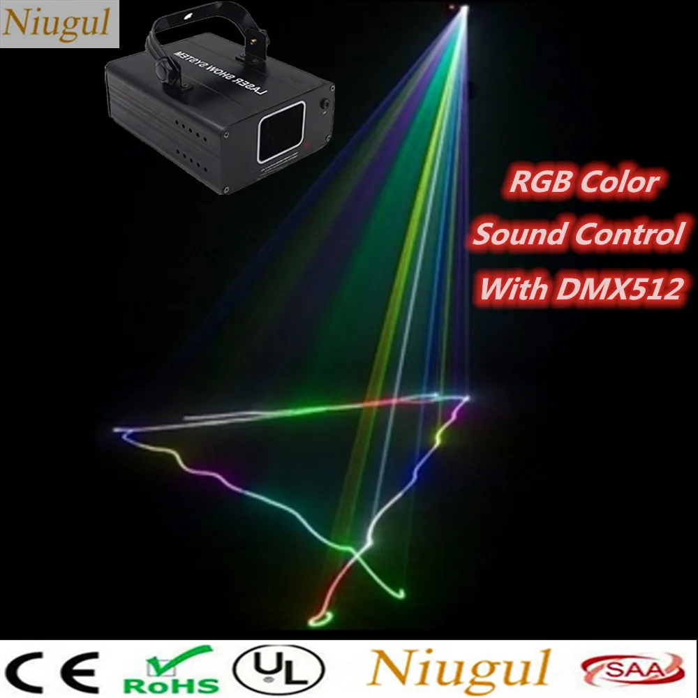 500mw Laser RGB Cartoon Line beam Laser Light Stage Disco Laser effect Lights Pattern Dance Scanner Party DMX Laser Projector