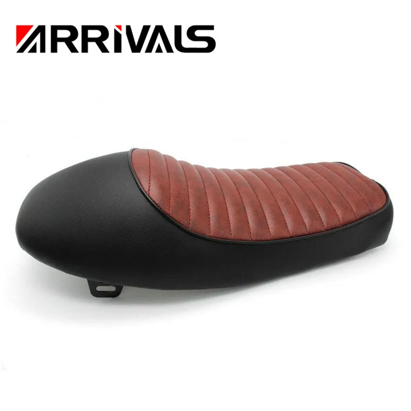 Седло для мотоцикла Cafe Racer в стиле ретро плоская винтажная подушка Honda CB CL AX100