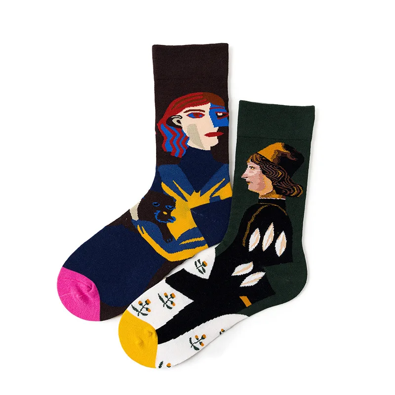 

1Pair Fashion Men Cut Socks Cozy Combed Cotton Funny Fantasy Casual Happy Novelty Party Gifts Socks Wholesale