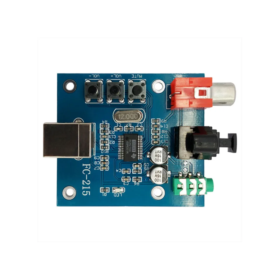 PCM2704USB decoder USB sound card DAC input coaxial optical fiber HIFI fever | Компьютеры и офис