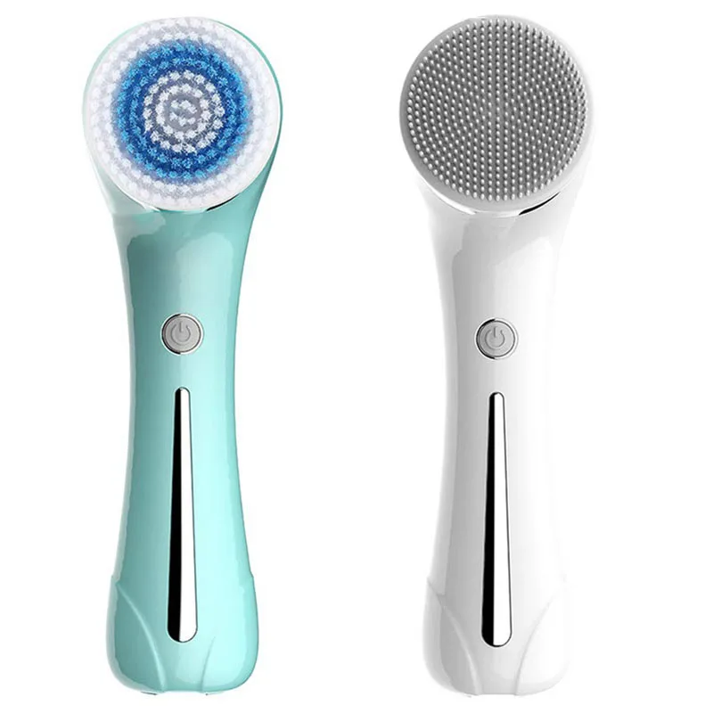 

3Pcs Brush Head Cleansing Brush Massager Charging for Facial Cleansing Exfoliating Facial Massage
