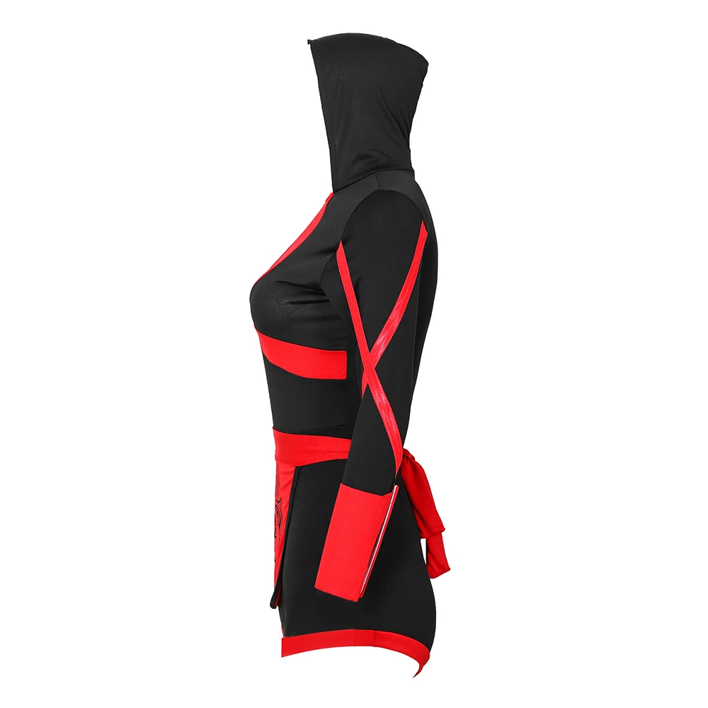 Костюм ниндзя для косплея аниме на Хэллоуин женщин сексуальный костюм взрослых