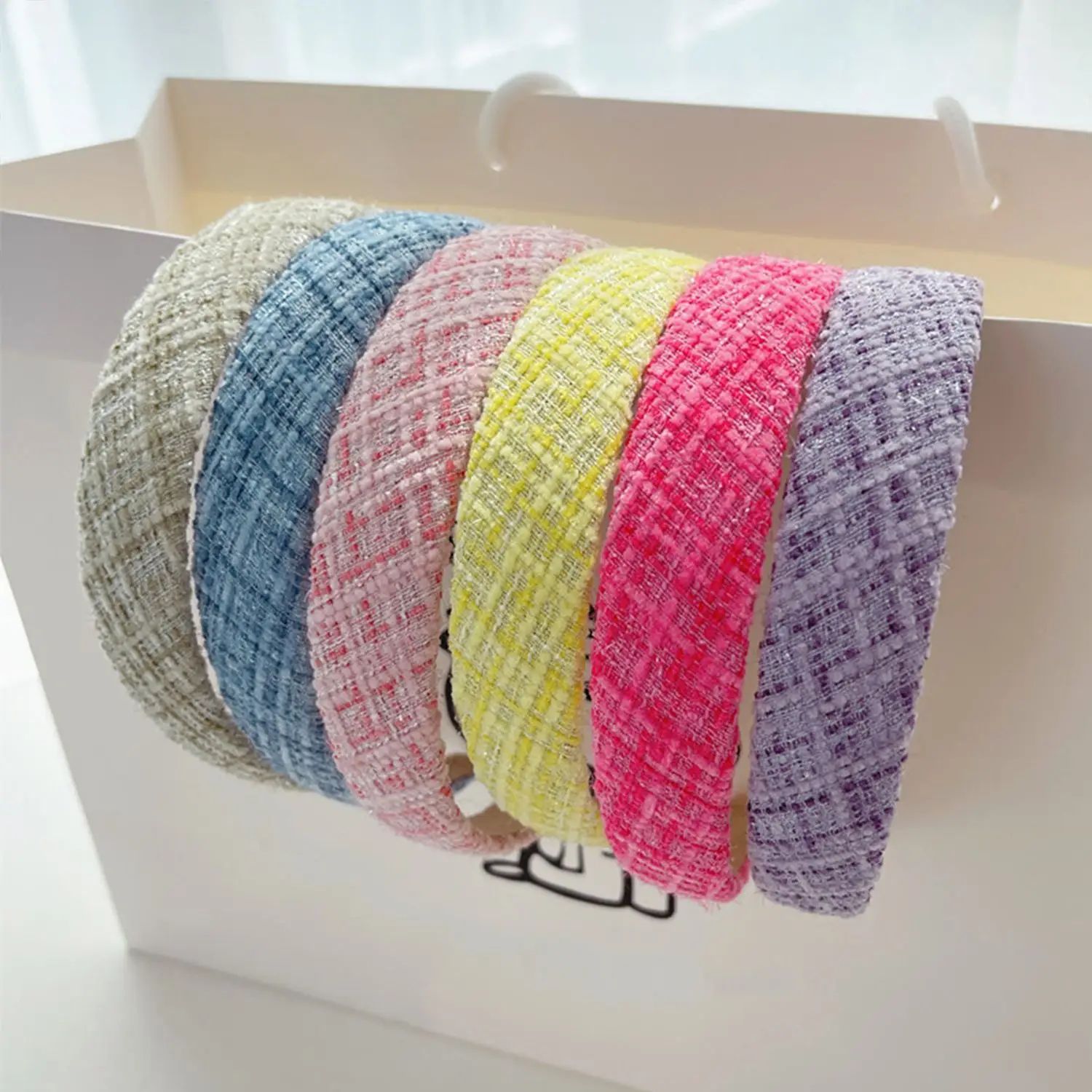 Повязка на голову с маленьким ароматом тканевая повязка женская подходящая ко