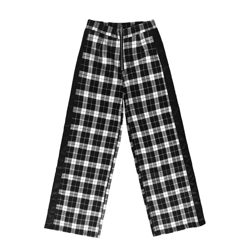 

Wide ETOSELL Summer Women New Leg Pants Casual Loose High Elastic Waist Harem Pants Loose Belt Striped Elasticated Trousers