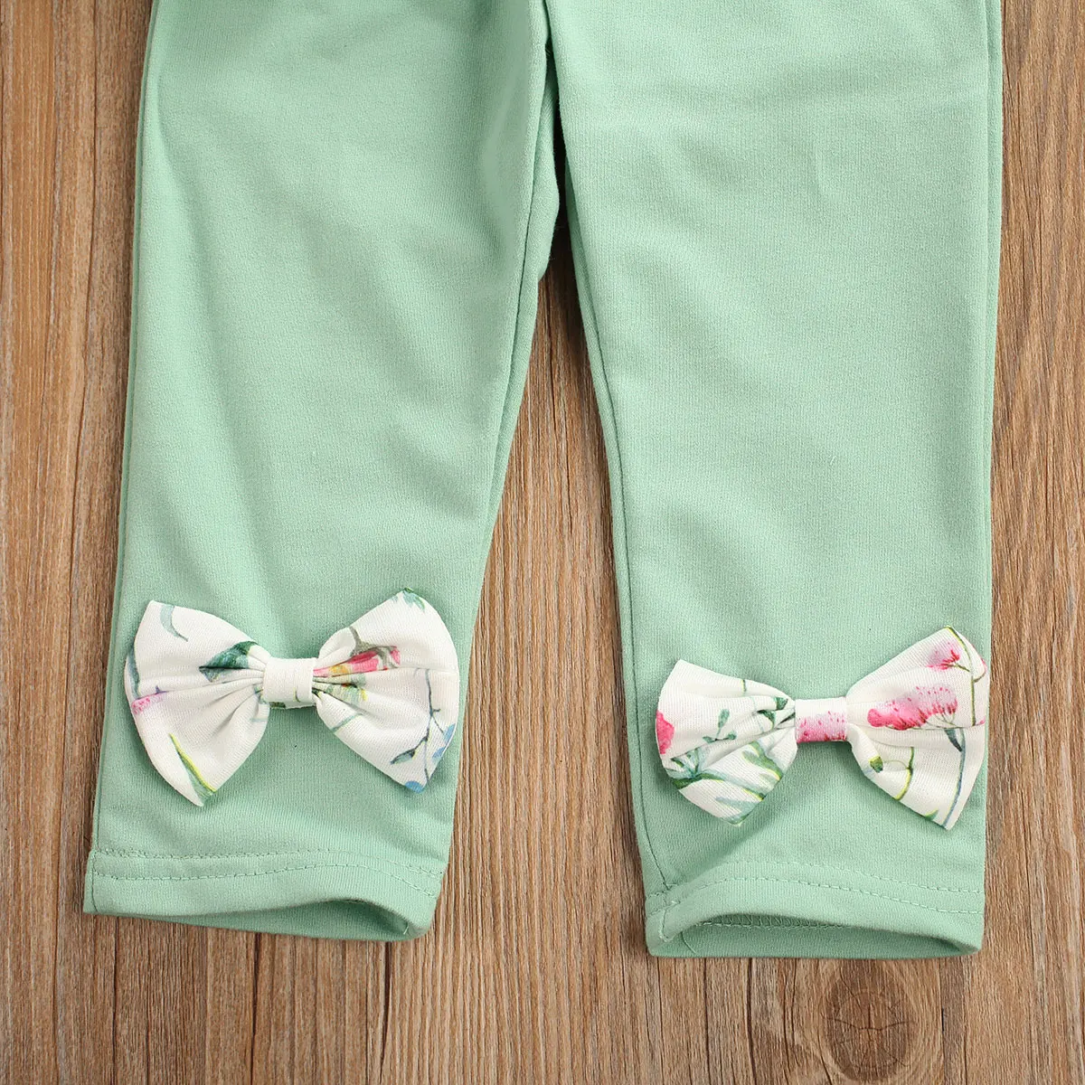 1-6T Kids Girls Clothes Set Floral Print Long Sleeve Sweatshirt Full Pants Cotton Toddler Autumn Tracksuit Girl Outfit | Детская одежда