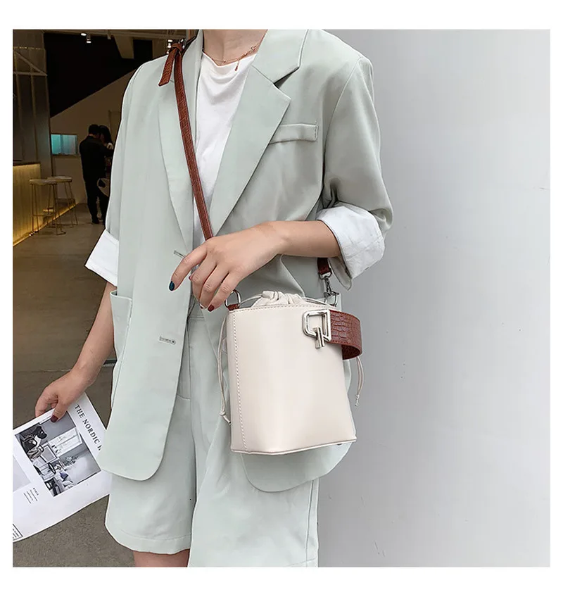 Летняя женская сумка-мешок сумка-мессенджер с клапаном сумка известный бренд