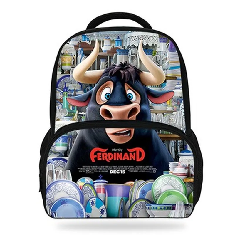

New Hot Mochila Infantil Children Cartoon Movie Ferdinand Bags for Kids School Bags Nina/Lupe Printing Backpack Boys and Girls