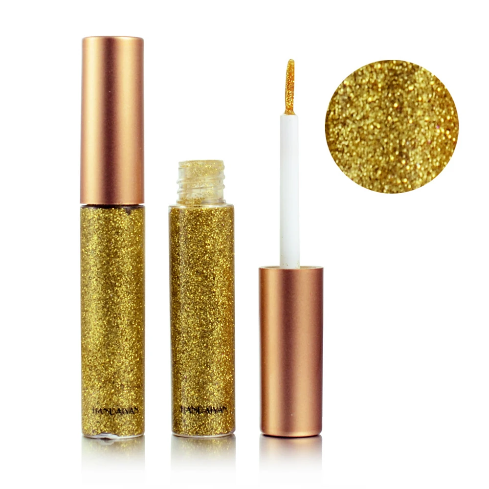 

1pc Metallic Shiny Eye Liner Charming Sequin Eye Liner Pen Waterproof Glitter Liquid Eyeliner Makeup