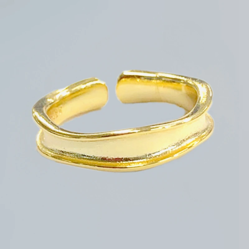 Винтажные золотые и Серебристые Цвет кольца для женщин классический