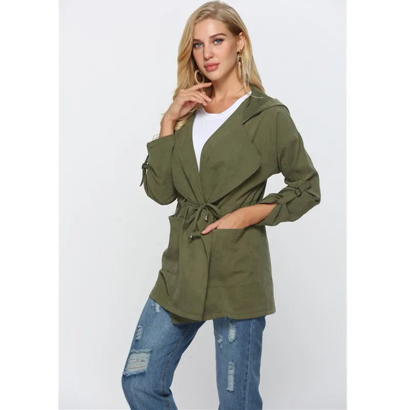 

Тренч для женщин, пальто, модная женская повседневная одежда, Женская весенняя одежда harajuku, женская одежда большого размера, ветровка