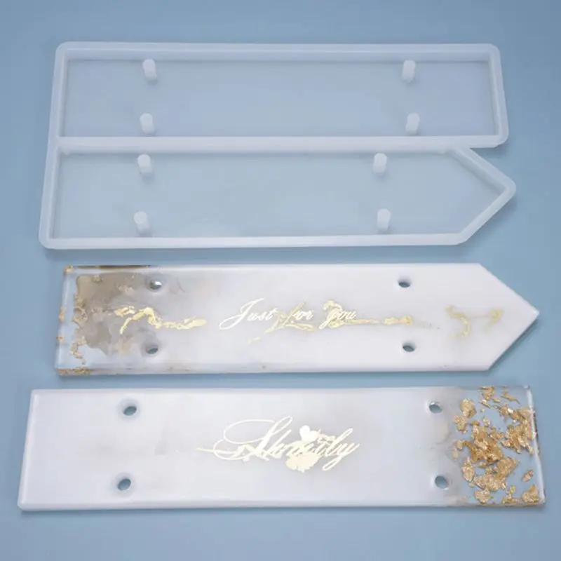 

Resin Crystal Epoxy Door Number Plate Indicator Signs Welcomes Hanging Tags Mold