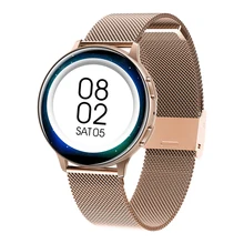 2020 Smart Watch Women Round Screen Bluetooth Call Smartwatch  Fitness Tracker  Wearable Devices Smart Band Heart Rate Monitor