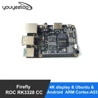 firefly roc rk3328 cc support gigabit ethernet usb 3 0 4k display ubuntu android arm cortex a53 arm development board