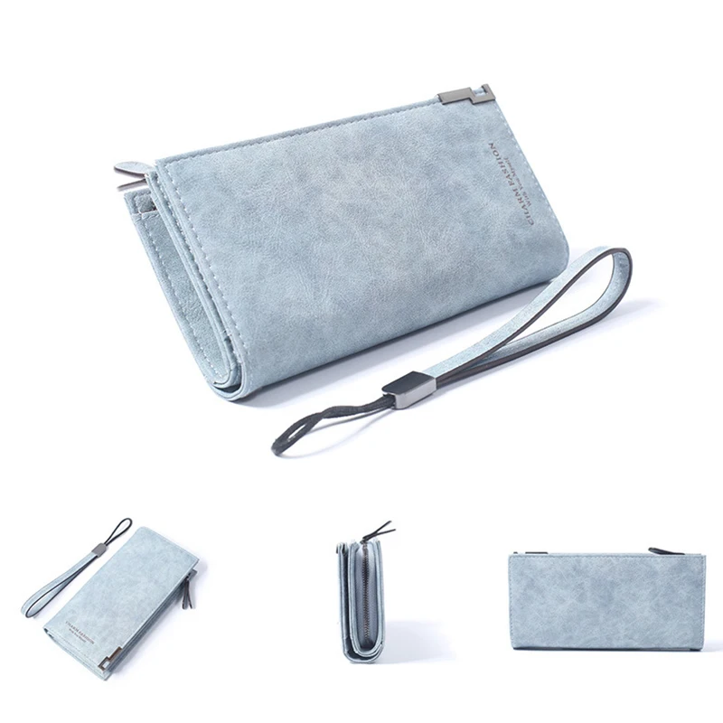 Кожаный женский кошелек для телефона Женский сумки дорожный женские кошельки