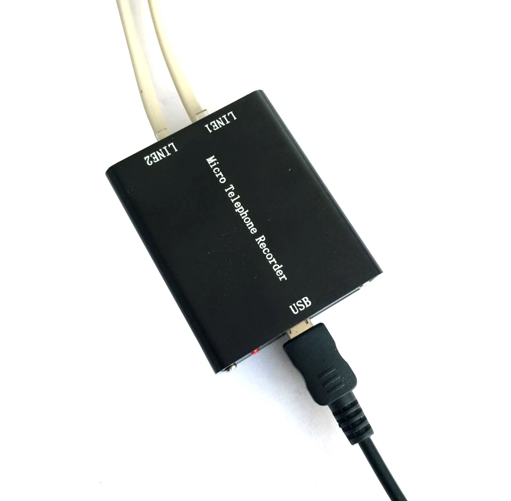 Телефонный диктофон стационарный для системы + 32 ГБ памяти Мини Аналоговый
