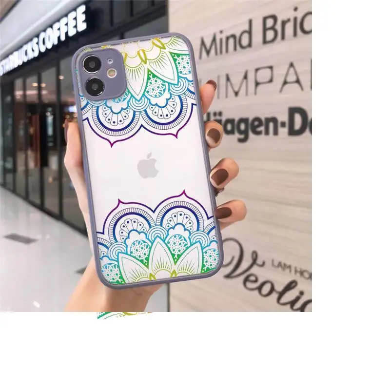 

Dream Catcher Boho Tribal art luxury Phone Cases shell matte transparent For iphone 7 8 11 12 plus mini x xs xr pro max cover