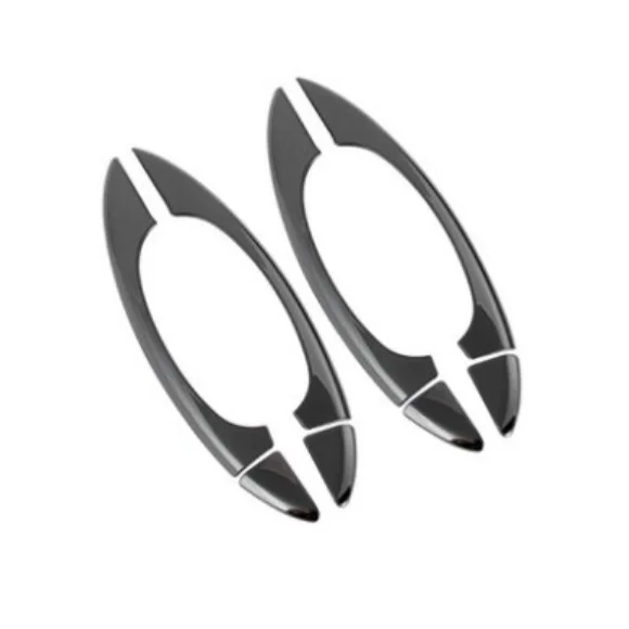 

stainless steel special modified door handle trim door handles 3D sticker fit for Audi A6 C7 car accessories car-styling