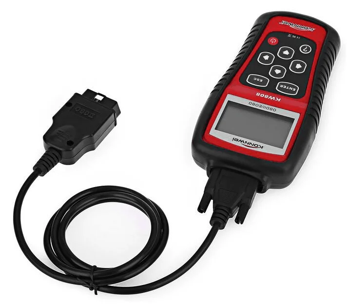KW808 OBD2/EOBD диагностический сканер быстрый поиск кодов ошибок Просмотр данных о