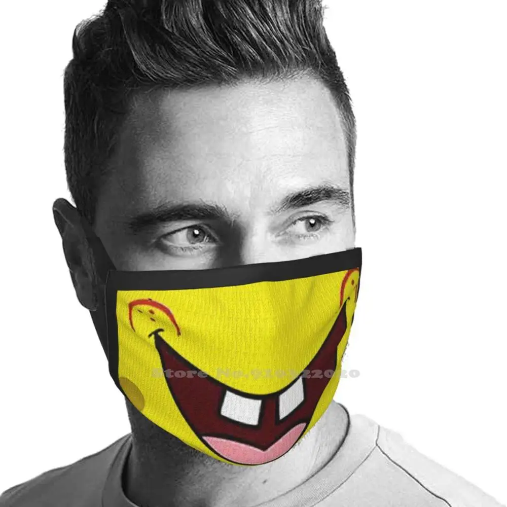 Вязаная шапка Smile для мужчин женщин и детей осенне-зимний мем в виде Патрика