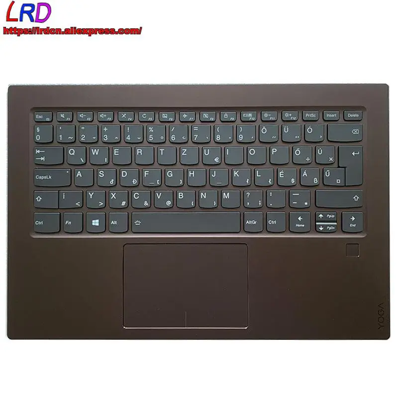 Новый корпус C, верхний корпус с подсветкой для рук с клавиатурой Венгрии FPR для ноутбука Lenovo Ideapad Yoga 920-13IKB 5CB0Q09618