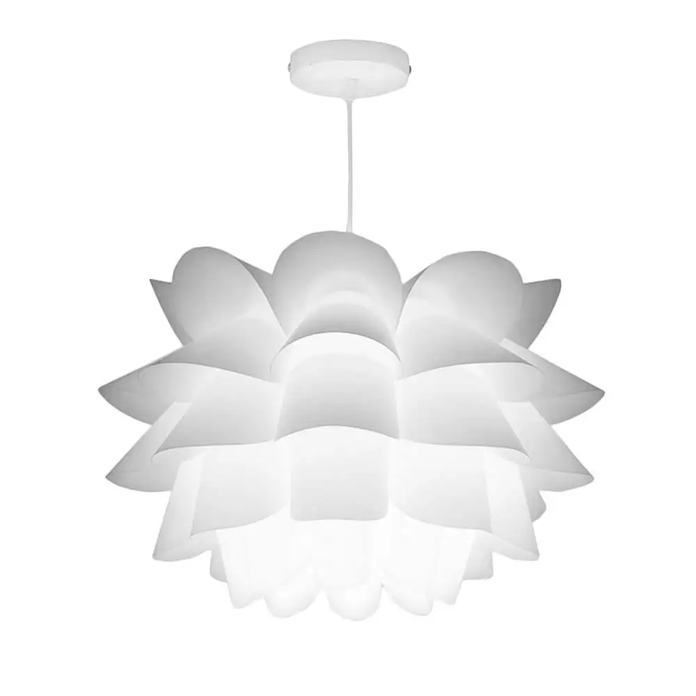 ПВХ DIY пазл светильник AC110-240V прочная Потолочная люстра с абажуром Лофт красивая в