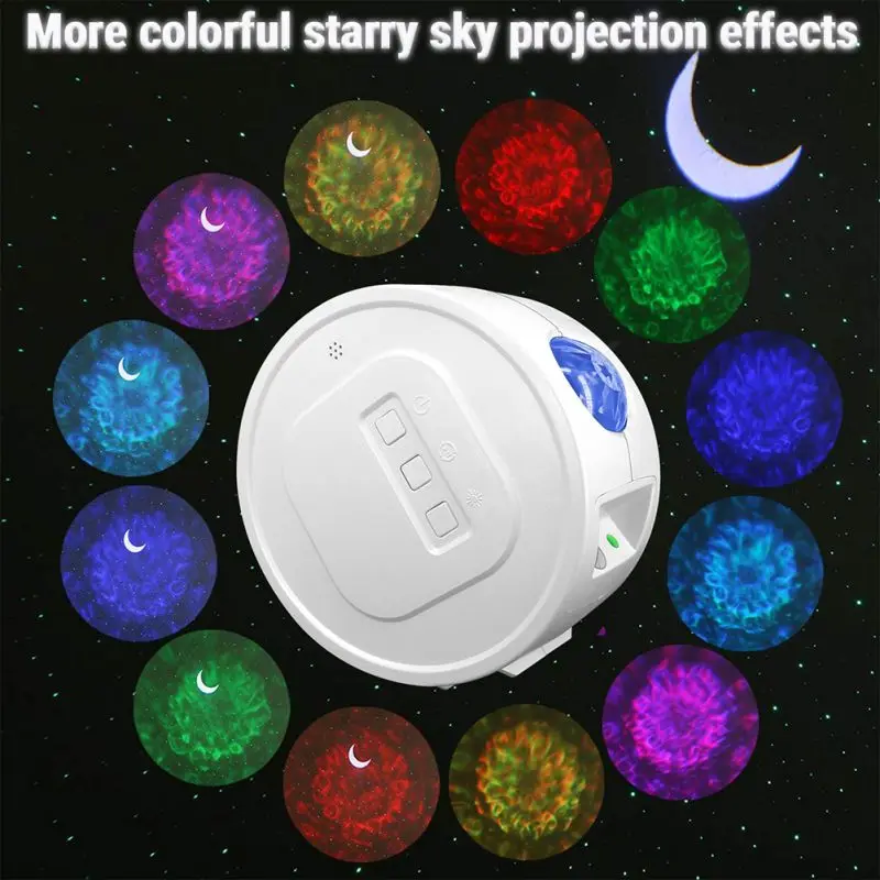 

Star Light Projector For Bedroom, Galaxy Projector With Moon Light, Night Light Projector For Valentines Day Decor Party