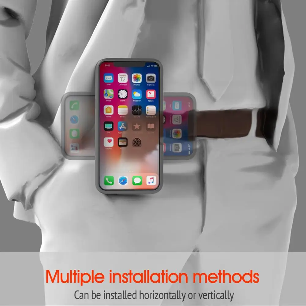 universal phone waist belt clip holder with quick mount for iphone samsung galaxyhuaweixiaomi free global shipping