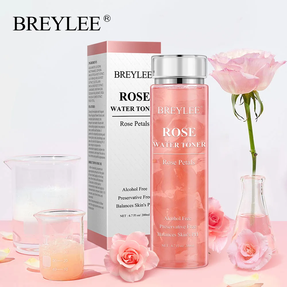 Увлажняющая сыворотка с гиалуроновой кислотой BREYLEE Rose 200 мл для сухой кожи