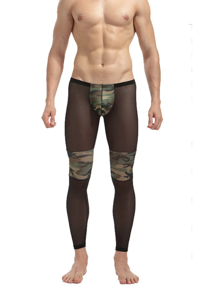 Формирующие тело брюки модные мягкие удобные камуфляжные мужские трусы