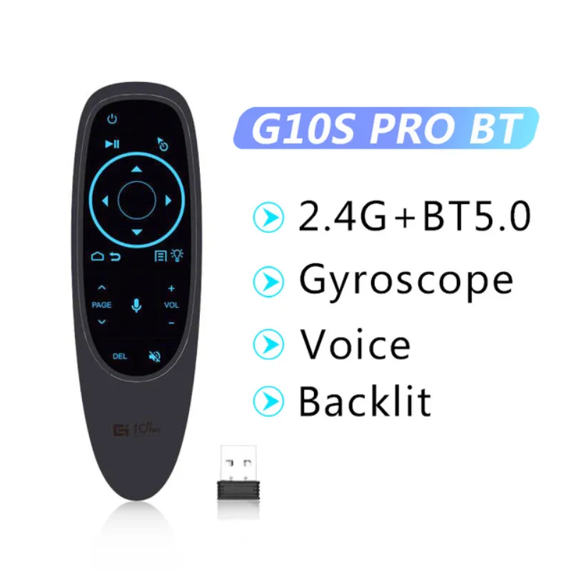 Пульт дистанционного управления G20BTS Plus G20S Pro 2 4 ГГц беспроводной Bluetooth 5 0 Air Mouse