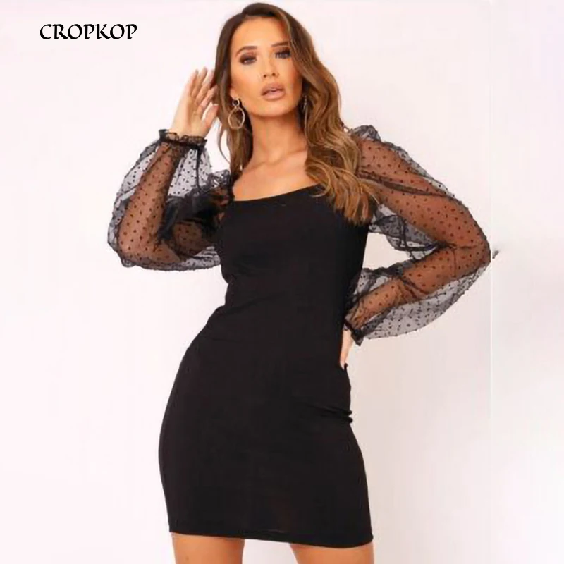 Элегантное простое модное Сетчатое тонкое сексуальное платье женские белые