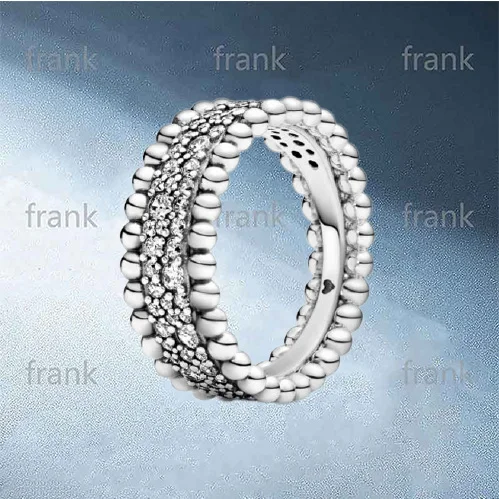 

198676C01 Beaded Pave Band Ring