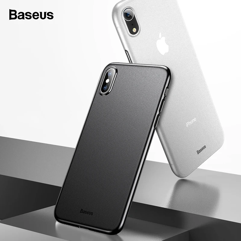 Baseus чехол для телефона для iPhone X, Xr, Xs, Max, супертонкий Ультратонкий матовый чехол из полипропилена для iPhone X, S, Xr, Xsmax, Fundas Capinhas