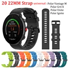 Ремешок для умных часов polar Vantage M Band Correa, универсальный силиконовый ремешок для Polar ignite Grit X Unite, 2022 мм