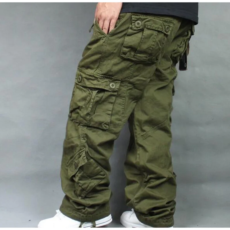 

Plus Size 5XL 6XL 7XL Cargo Pants Overalls Hip Hop Men's Cotton Trousers Hiphop Men Baggy Casual Pants Mens Bottoms Camouflage