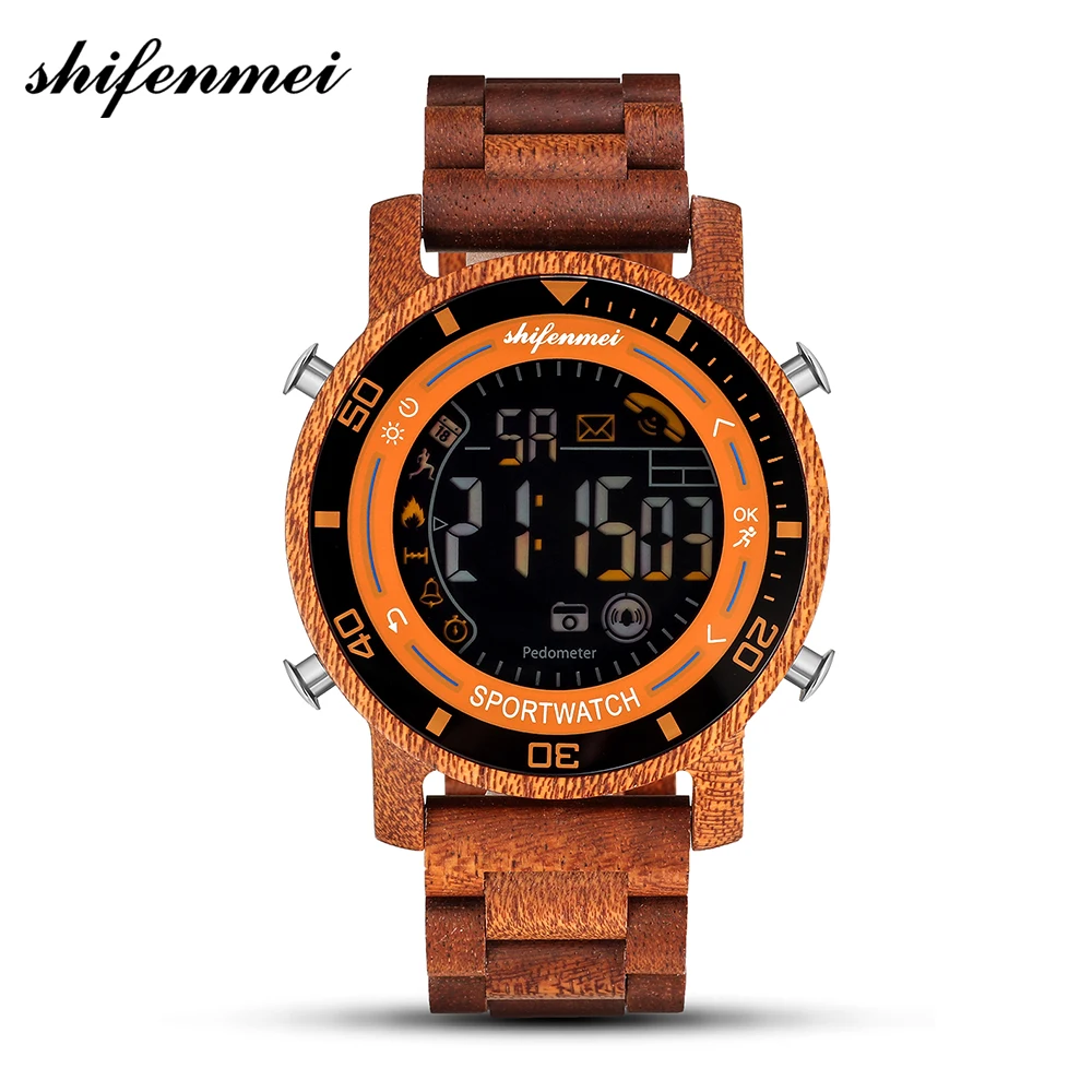 Новинка 2020 модные мужские часы с деревянным ремешком от лучшего бренда